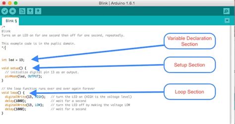 arduino code structure